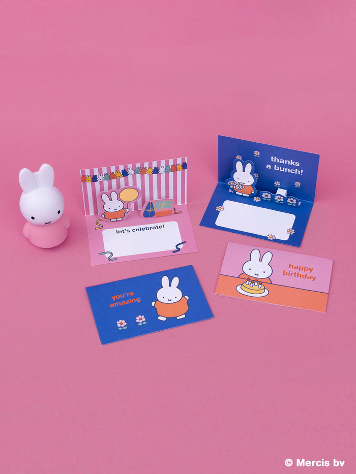 Miffy Dreamy Petals Mini Pop-Up Note Cards