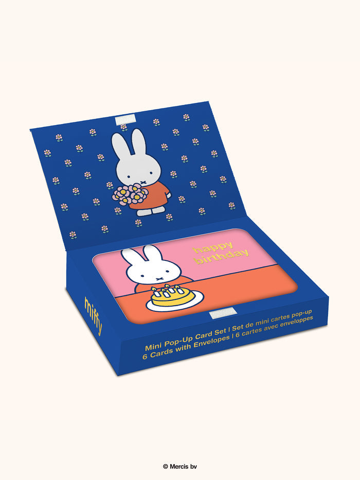Miffy Dreamy Petals Mini Pop-Up Note Cards