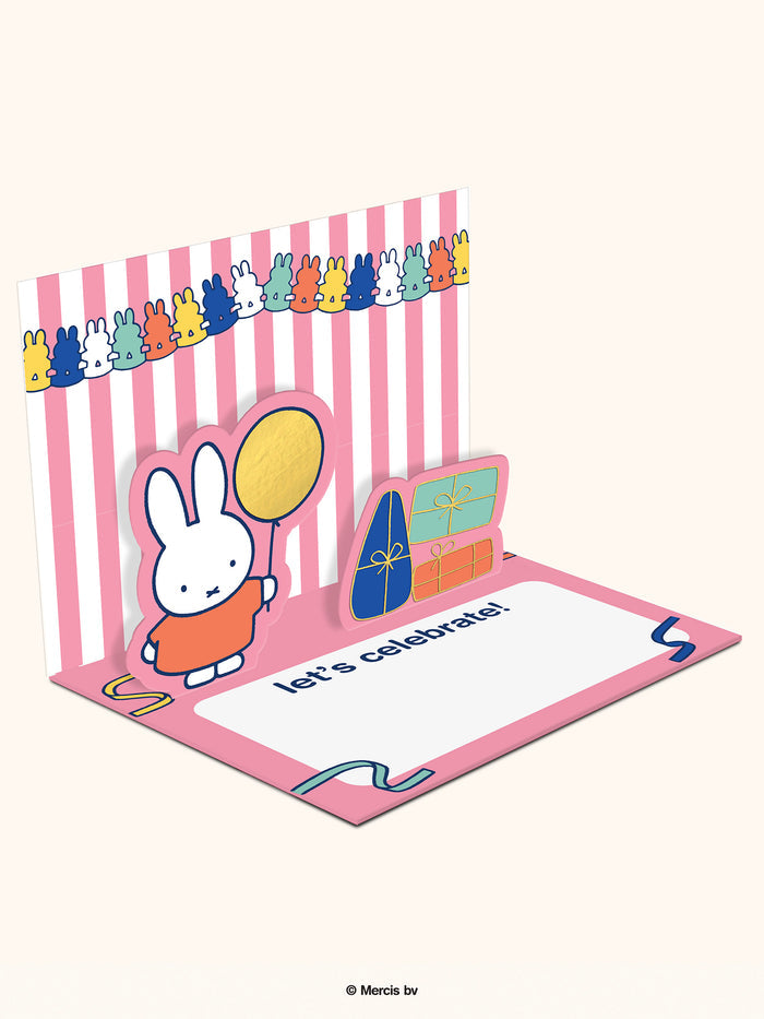 Miffy Dreamy Petals Mini Pop-Up Note Cards