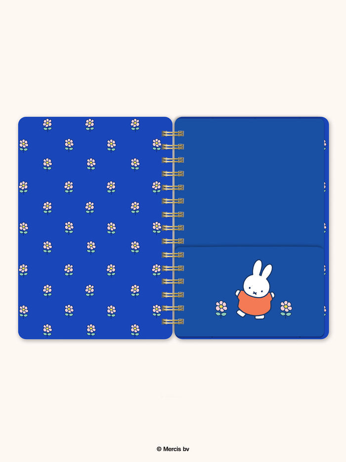 Miffy Taking a Peek Agatha Notebook with Pocket & Stickers