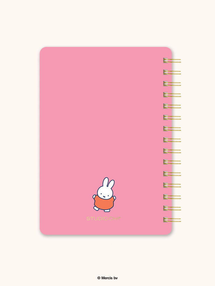 Miffy Taking a Peek Agatha Notebook with Pocket & Stickers