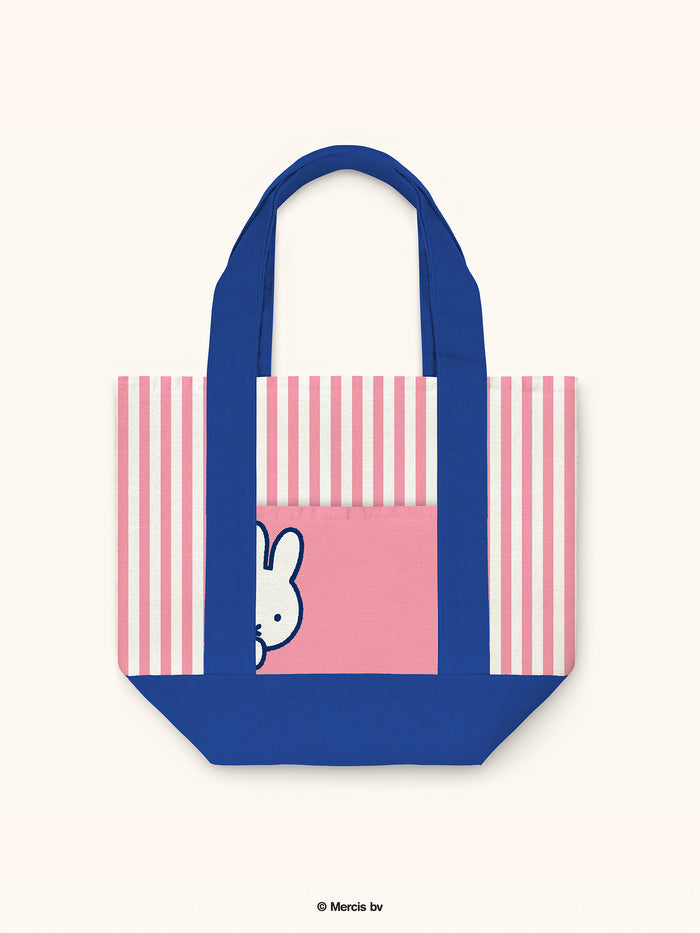 Miffy Taking a Peek Mini Canvas Tote Bag