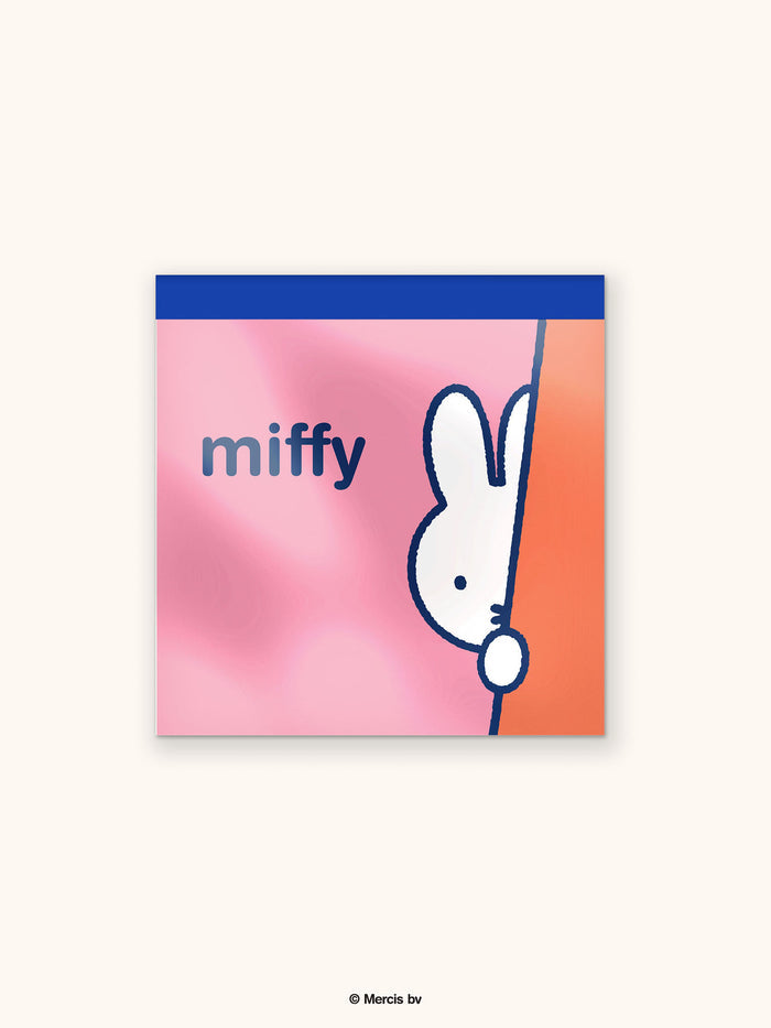 Miffy Taking a Peek Mini Notepad