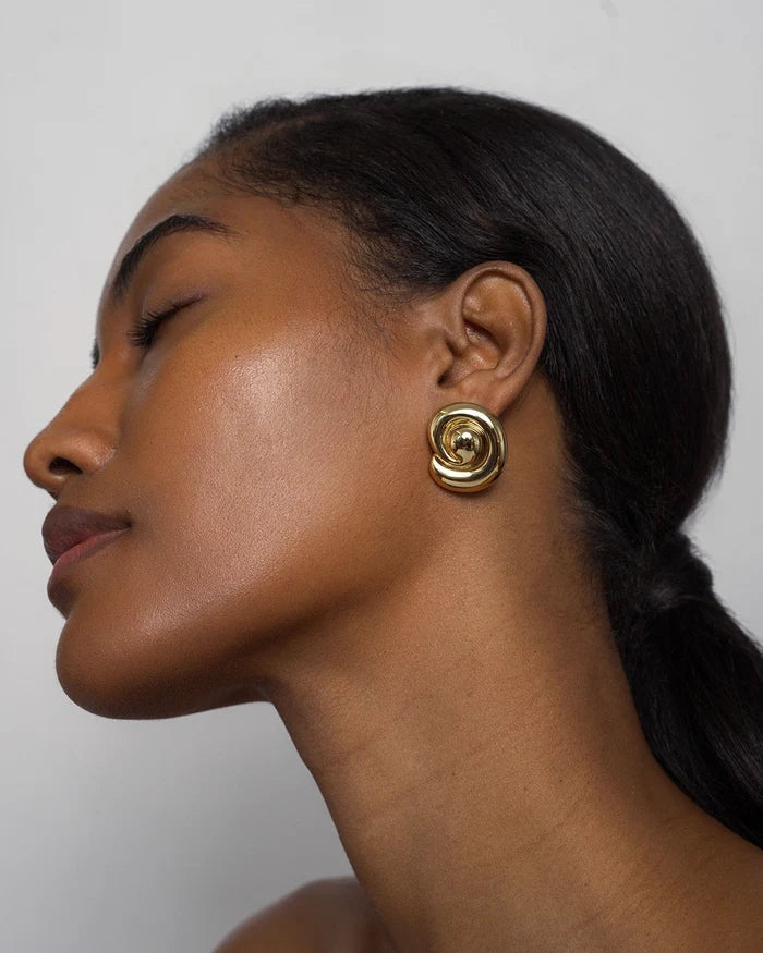 Milley Spiral Studs (Gold)