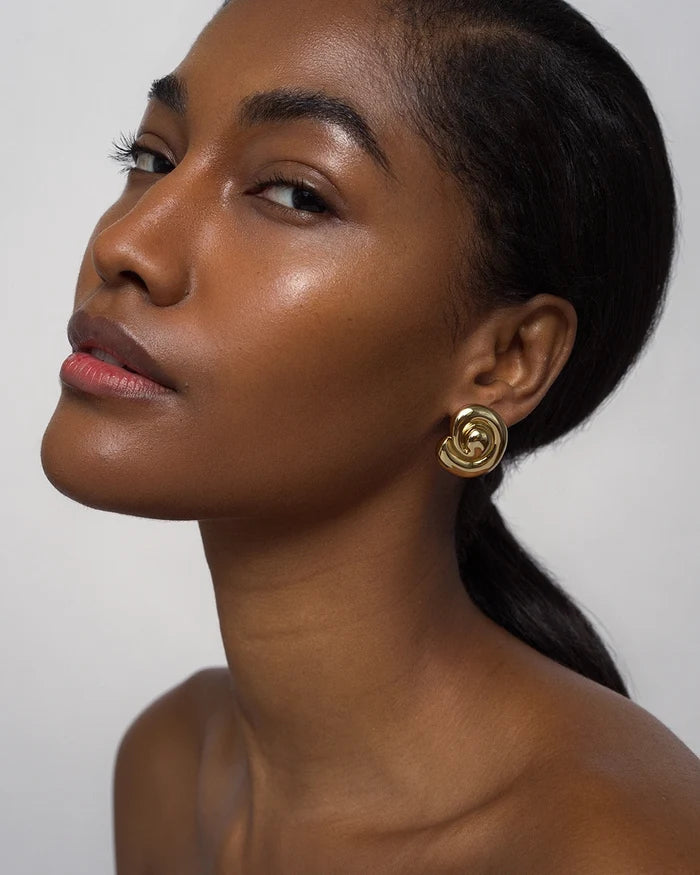 Milley Spiral Studs (Gold)