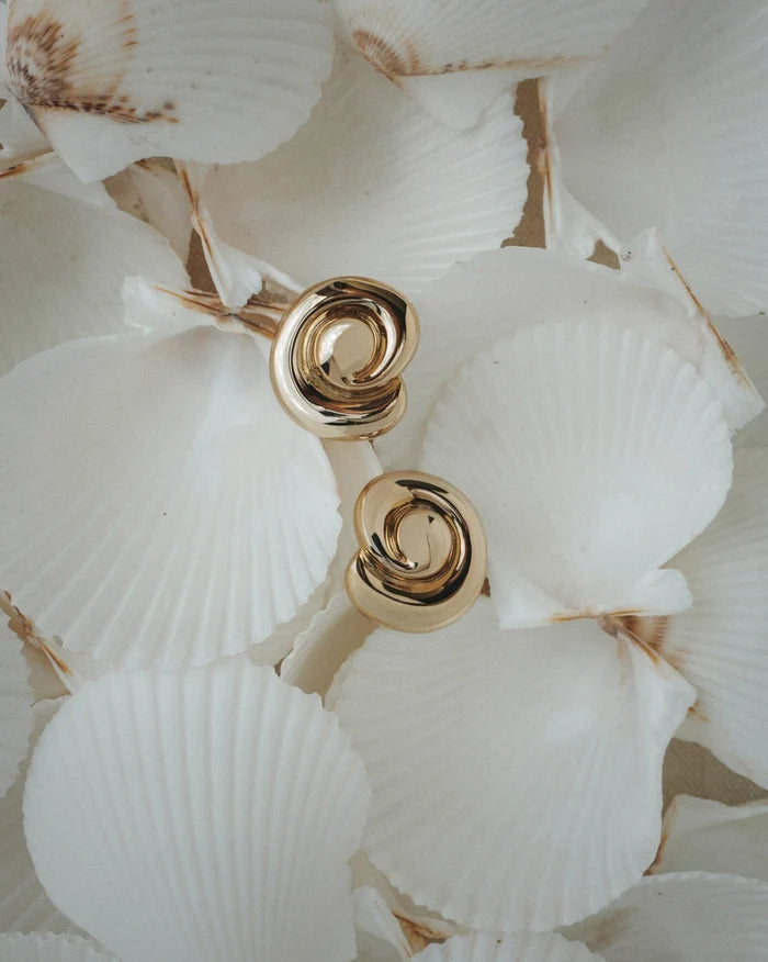 Milley Spiral Studs (Gold)