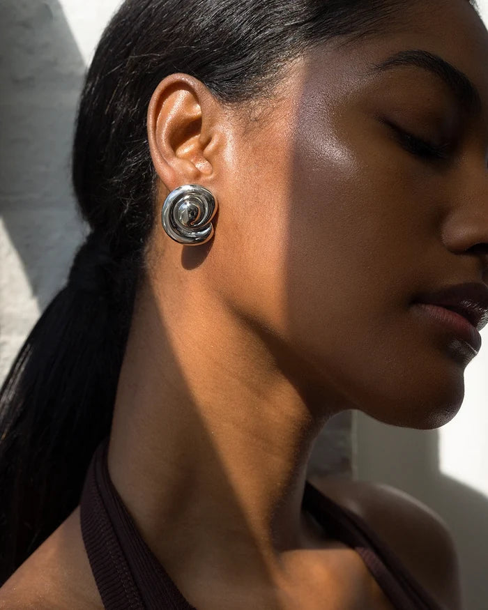 Milley Spiral Studs (Silver)