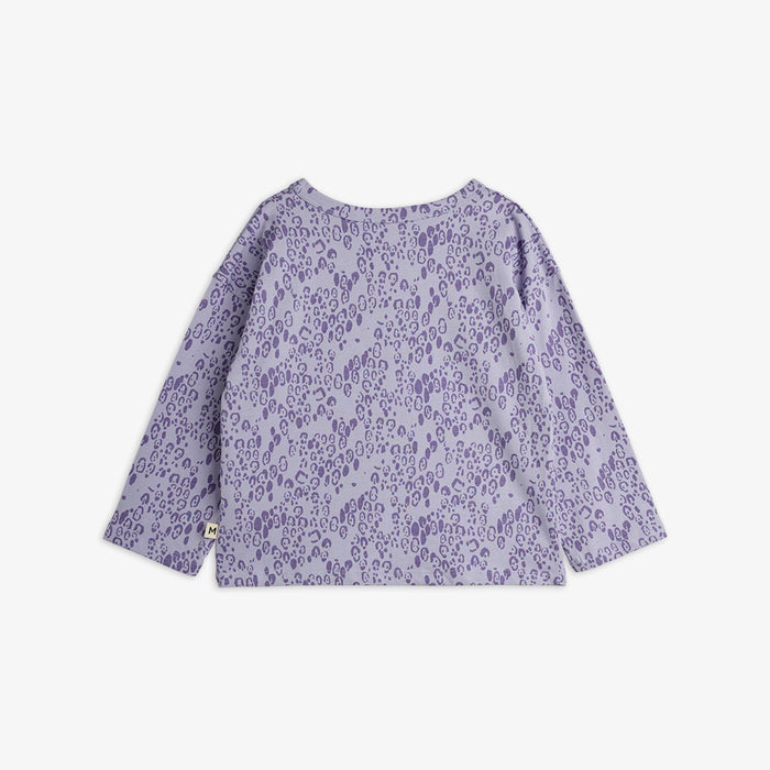 Mini Leopard Long Sleeve Tee (Purple)