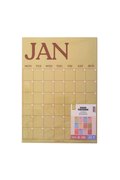 Monthly Undated Wall Planner (Boho Scandi)