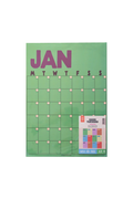 Monthly Undated Wall Planner (Butter & Bold)