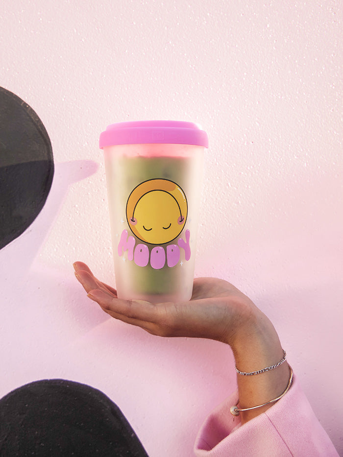 Moody Glass Coffee Tumbler