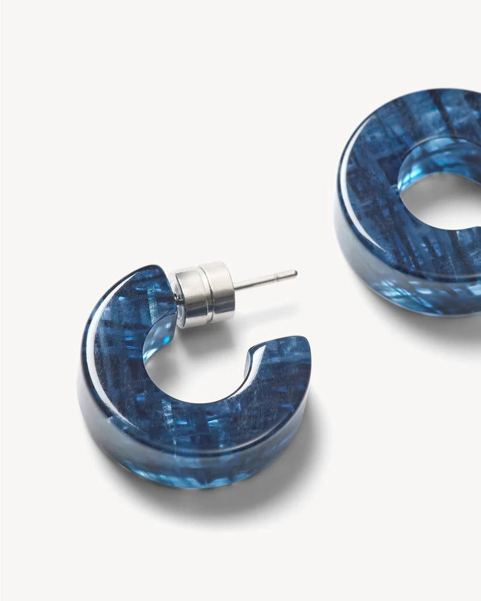 Muse Hoops (Chambray)