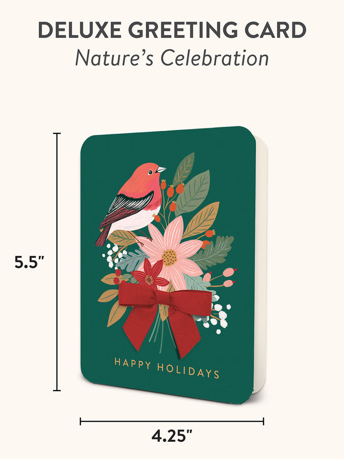 Nature's Celebration Christmas Deluxe Greeting Cards