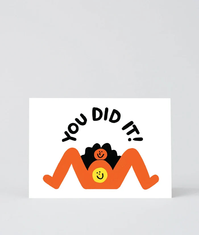 New Baby Card (You Did It!)