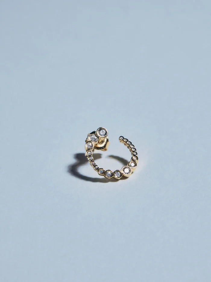 Odette Spiral Earrings (Gold)