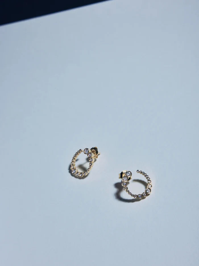 Odette Spiral Earrings (Gold)