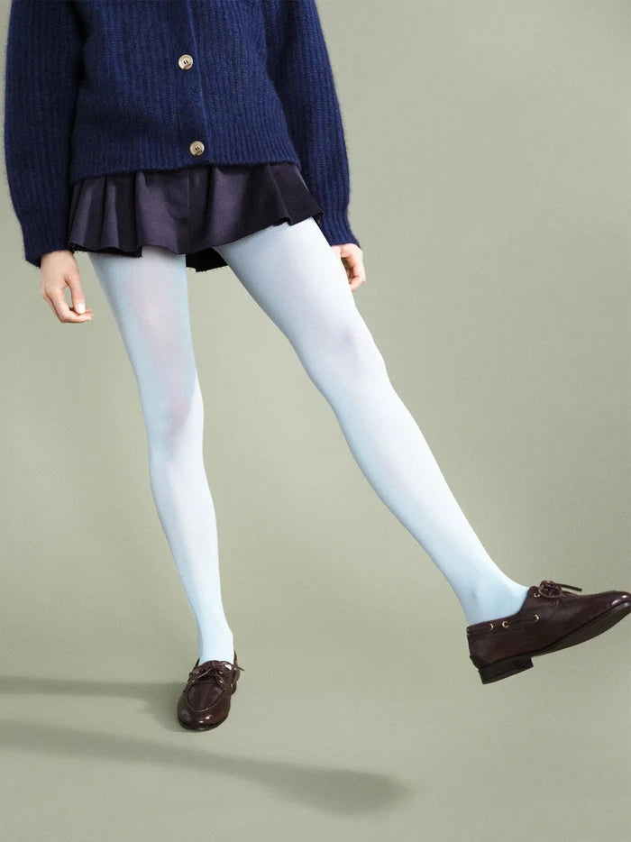 Opaque Tights (Powder Blue)