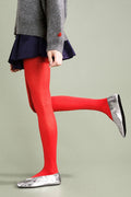 Opaque Tights (Red)