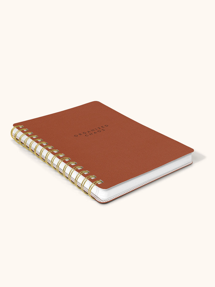 Organized Chaos (Cinnamon Brown) Agatha Notebook