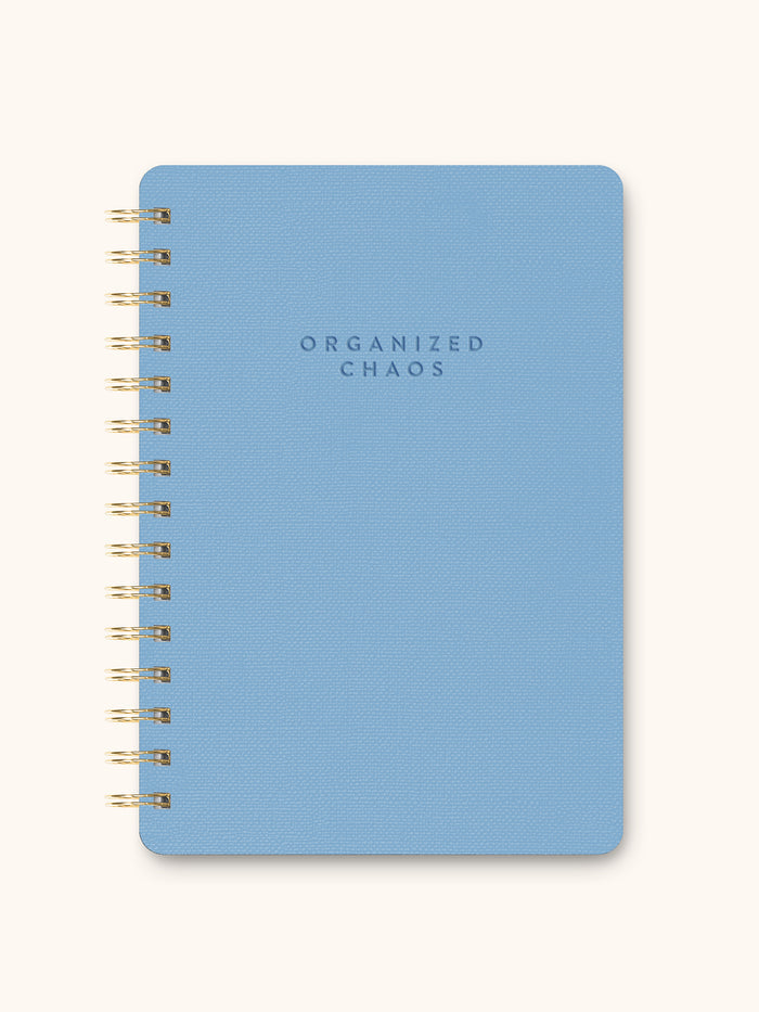 Organized Chaos (Sky Blue) Agatha Notebook
