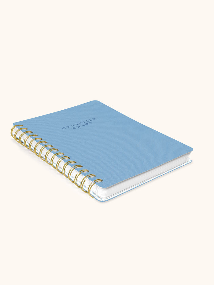 Organized Chaos (Sky Blue) Agatha Notebook