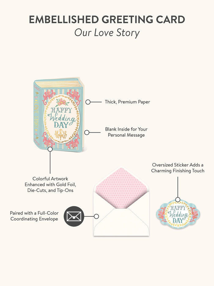 Our Love Story Deluxe Greeting Card