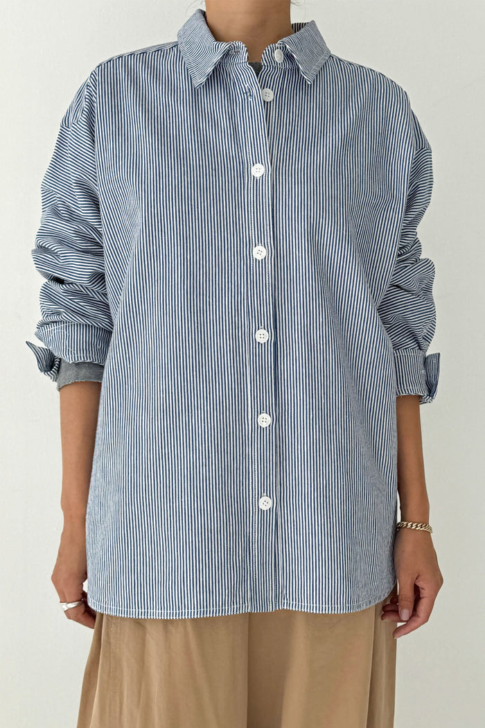 Owen Shirt (Blue Stripe)