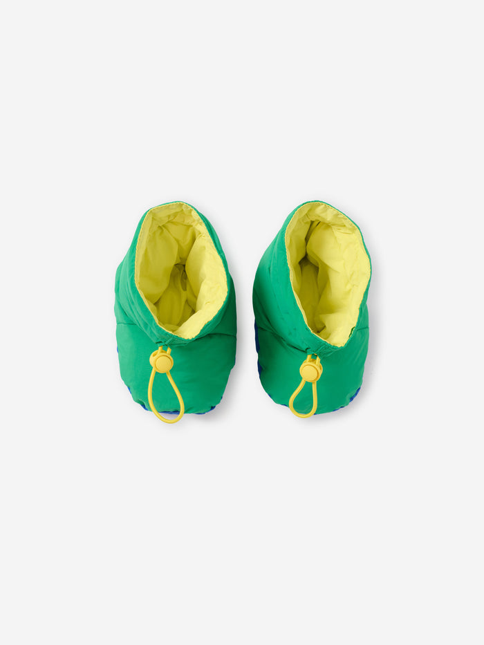 Padded Baby Booties (Green)