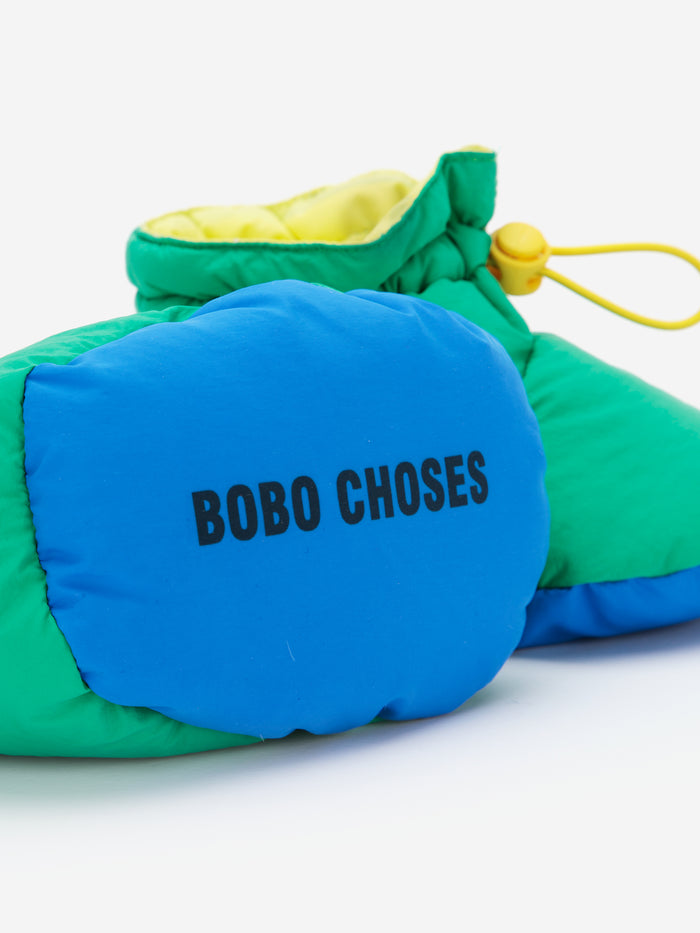 Padded Baby Booties (Green)