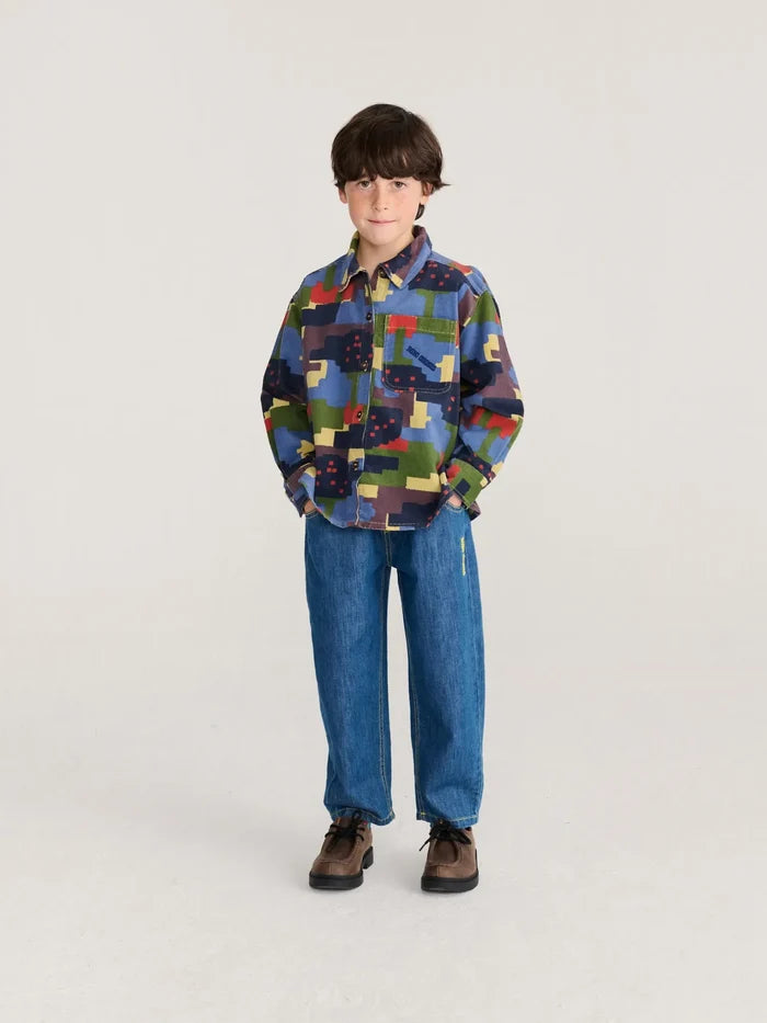 Paint Forest Corduroy Shirt