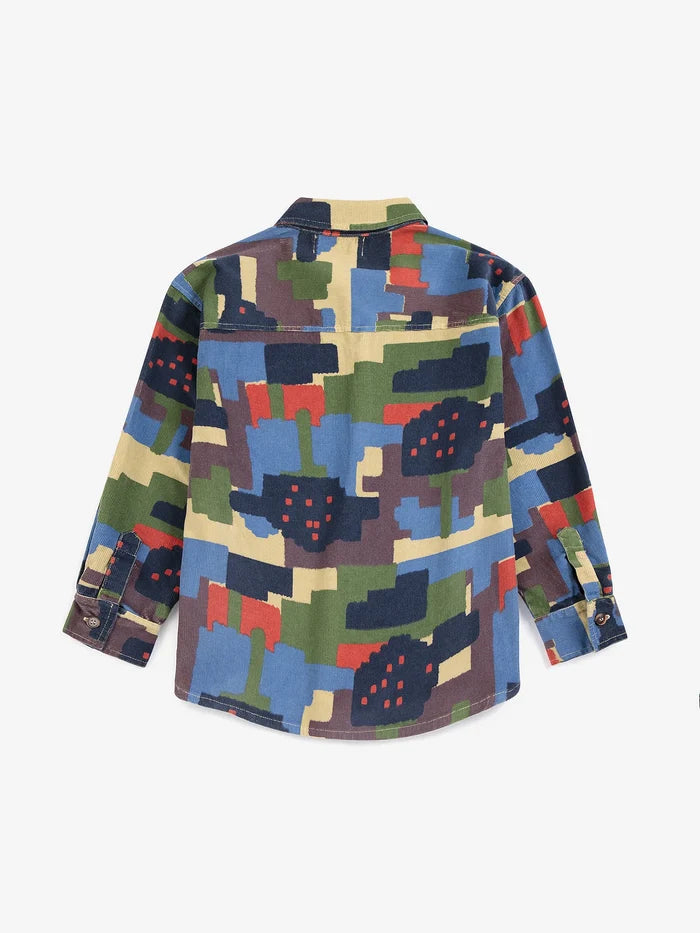 Paint Forest Corduroy Shirt
