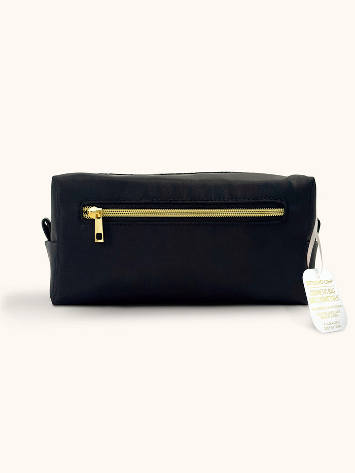 Palazzo Black Louise Bow Cosmetic Bag