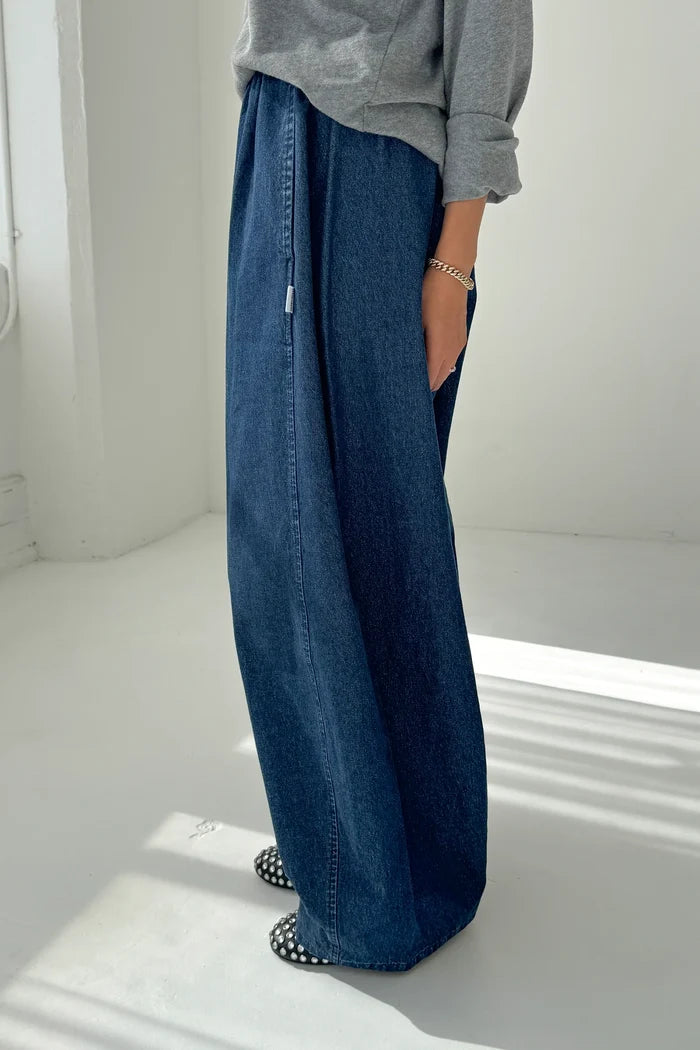 Parachute Pants (Denim Blue)