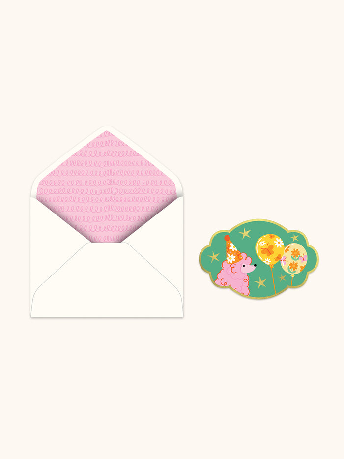 Paw-ty Time Deluxe Greeting Card