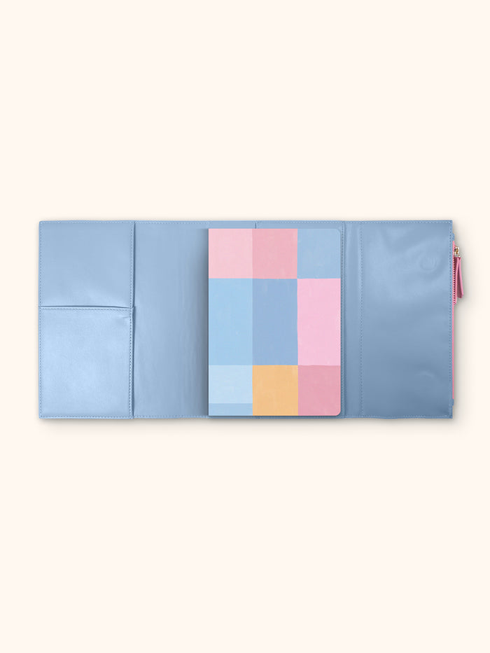 Periwinkle & Pink Keri Notebook and Organizer