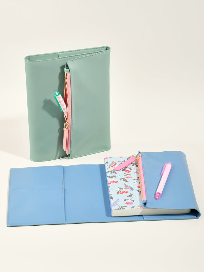 Periwinkle & Pink Keri Notebook and Organizer
