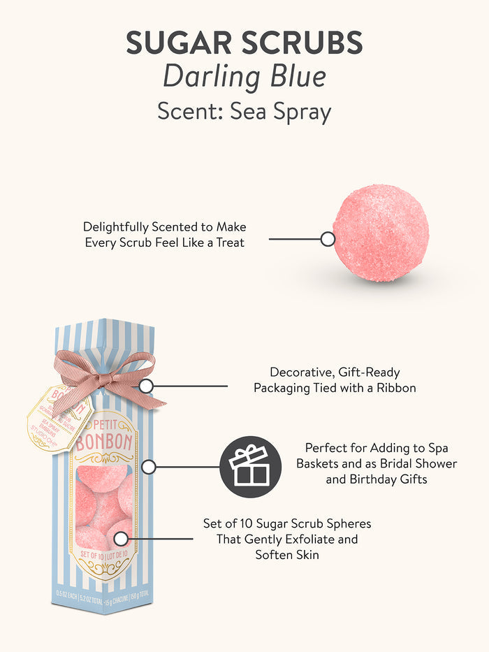 Petit Bon Bon Darling Blue Sugar Scrub