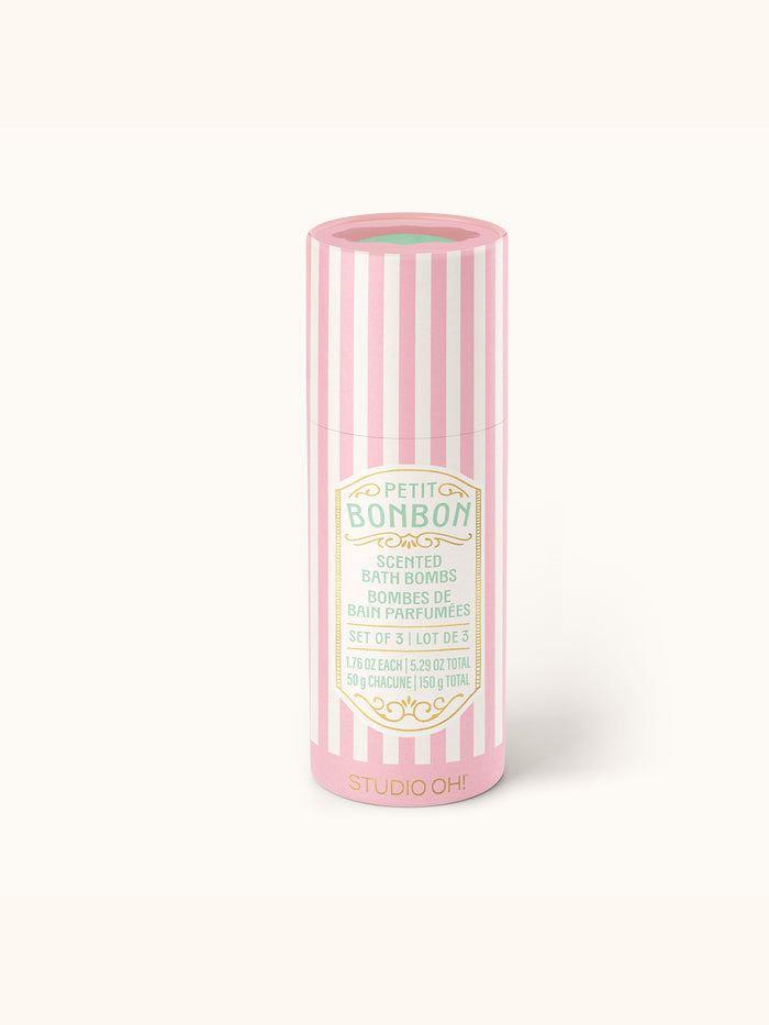 Petit Bon Bon Sweetheart Pink Bath Bombs