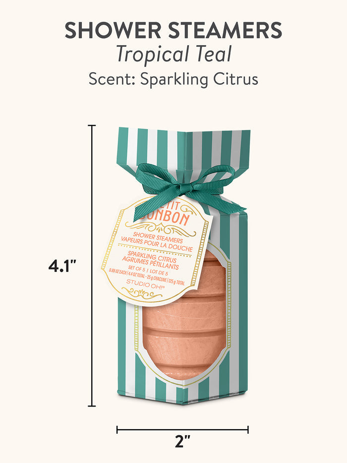 Petit Bon Bon Tropical Teal Shower Steamers