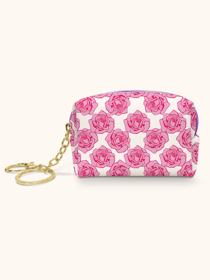Petite Rose Key Chain Pouch