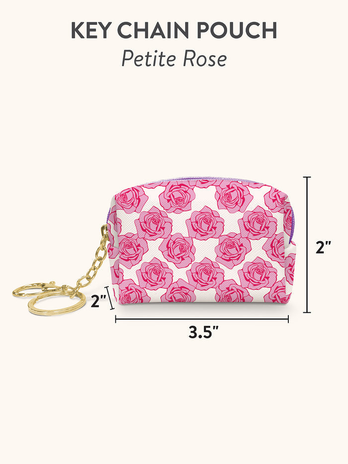 Petite Rose Key Chain Pouch