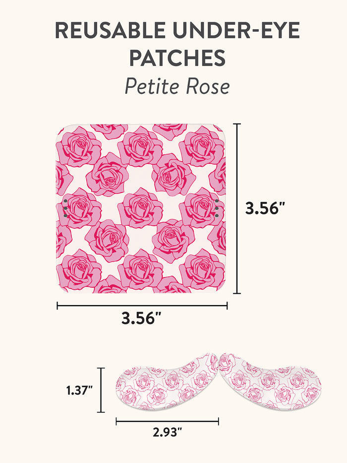Petite Rose Reusable Under-Eye Patches