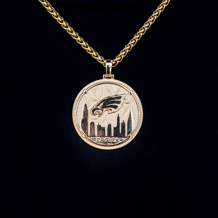 Philadelphia Eagles Official NFL Coin Pendant