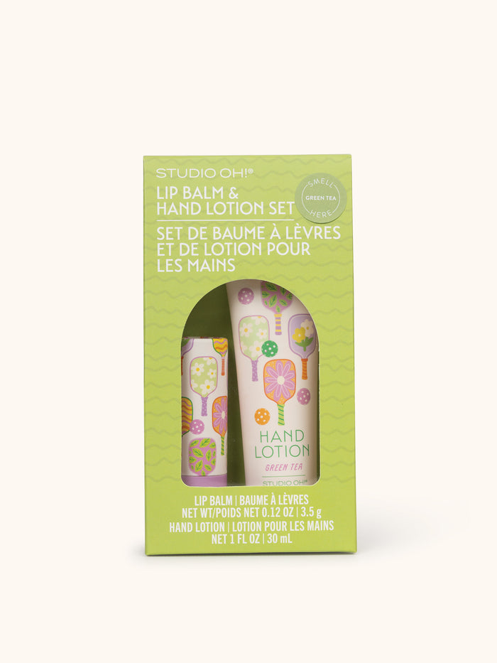 Pickleball Rally Lip Balm & Hand Lotion Set