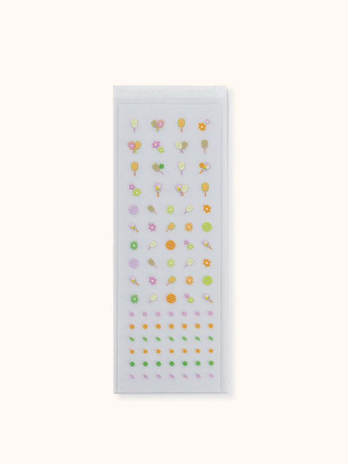 Pickleball Rally Nail Stickers