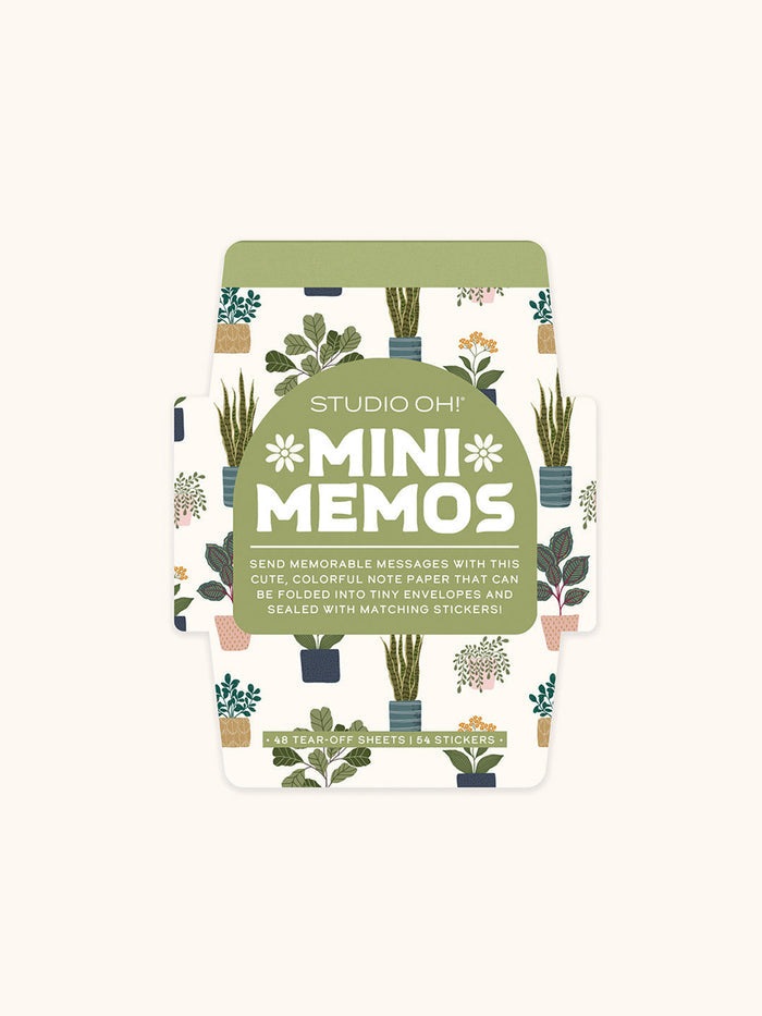 Plant Lover Mini Memo with Stickers