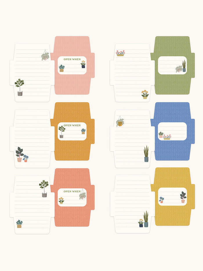 Plant Lover Mini Memo with Stickers