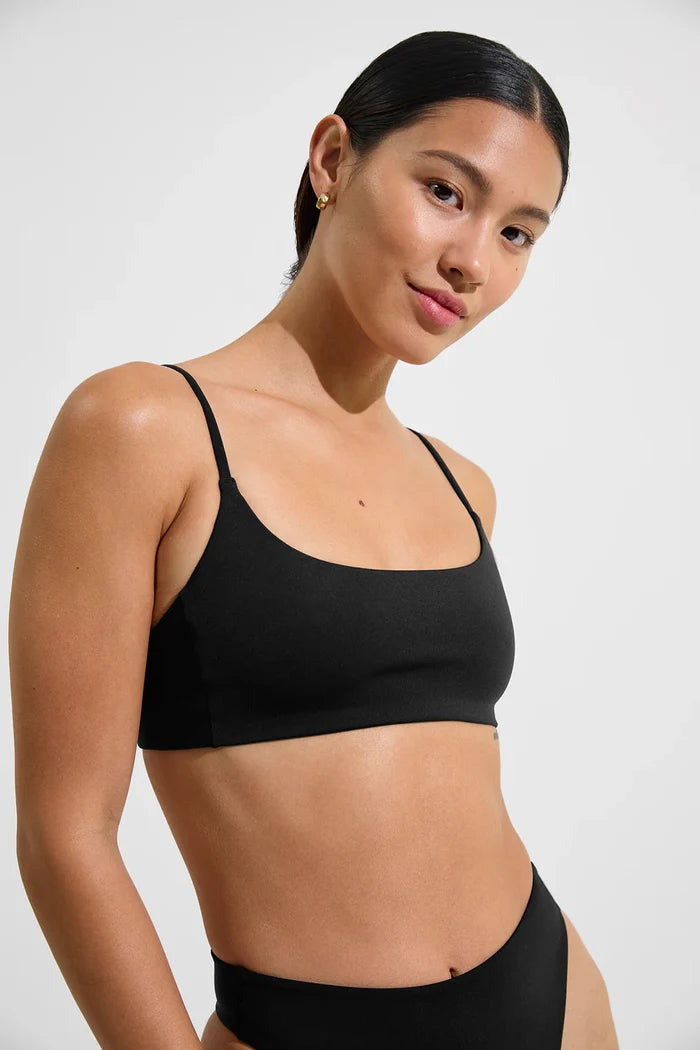 Pool Days Top (Jet Black)