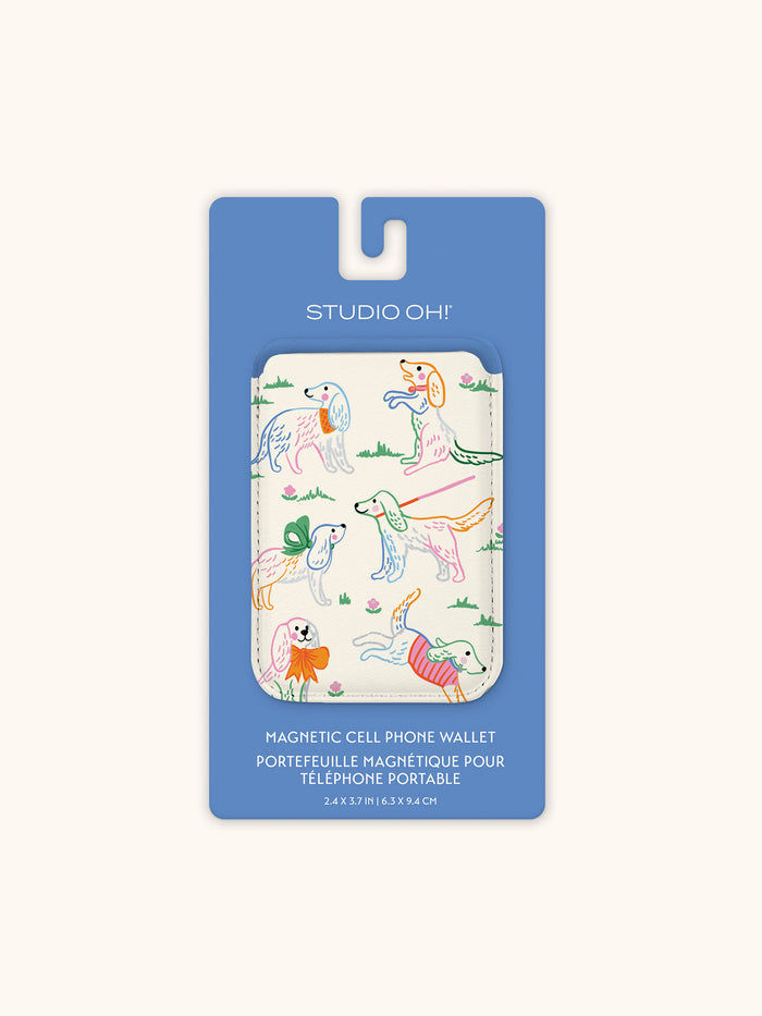 Posh Pups Magnetic Cell Phone Wallet