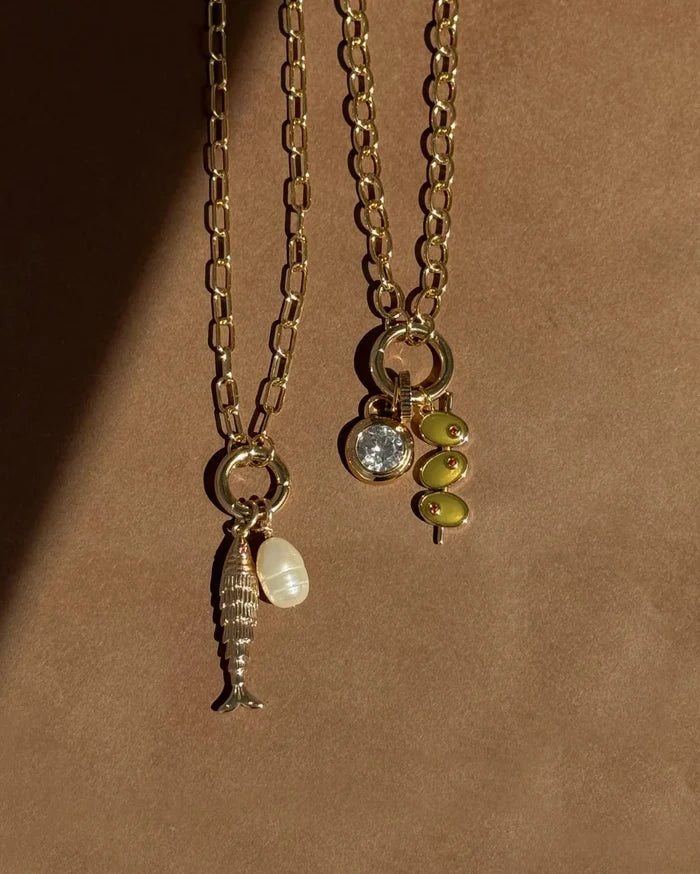 Presley Charm Clip Necklace